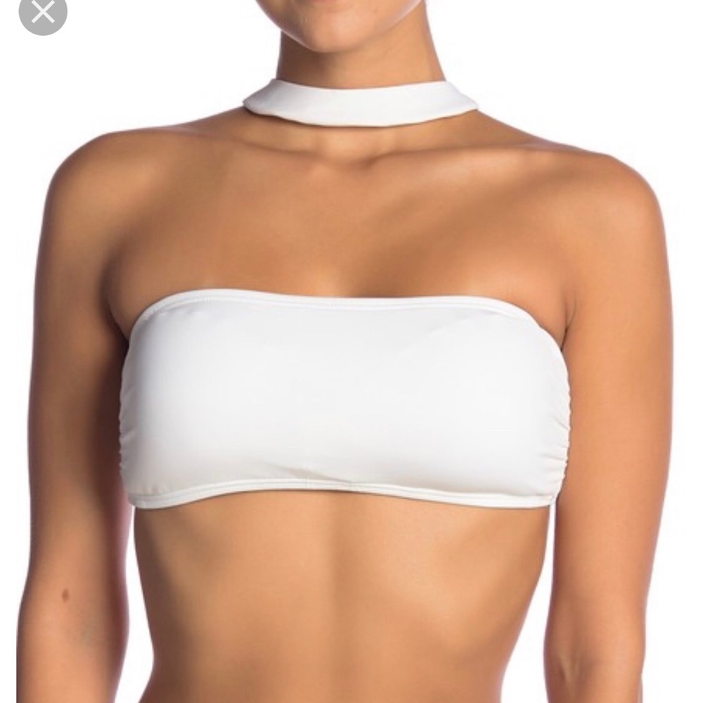 MK Choker Bandeau Bikini Top